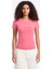 Gj Ss Cn Slim Kadın Pembe Slim Fit T-Shirt W4YI01J1314-A619 1