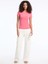 Gj Ss Cn Slim Kadın Pembe Slim Fit T-Shirt W4YI01J1314-A619 2