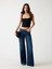 Slouchy Kadın Lacivert Regular Fit Jean W5BA1DD0741-CSSN 1