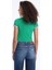 Jeans Kadın Yeşil Boxy Fit T-Shirt W5YI03J1314-A899 3