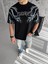 Mdb Unisex Bisiklet Yaka Baskılı Oversize Thirt Iyah 2