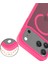 Allzey Joko Apple Iphone 17 Pro Max Jota Magsafe Kapak - Rose 2