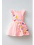 Ketbaby Kız Çocuk Pileli 3 Boyutlu Kelebekli Pembe Elbise - Koza KET001004-P 1