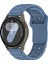 Huawei Watch Gt 3 Active (46MM) Uyumlu 22MM Yeni Tasarım Silikon KORDON-132 Mavi 1