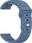 Huawei Watch Gt 3 Active (46MM) Uyumlu 22MM Yeni Tasarım Silikon KORDON-132 Mavi 3