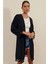 Kadın Bdart Ponpon Detaylı Midi Plaj Kimono Siyah 5