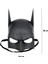 Siyah Renk Çocuk Boy Arkadan Lastikli Batman Maskesi 1.kalite 20X14 cm 2