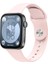 Galaxy Watch Fe Uyumlu 20MM Klasik Silikon Kordon-11 Pembe 2