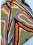 Canlı Ikat Desenli Pamuk-Viskoz Kumaş – Yumuşak, Nefes Alabilir ve Dökümlü | Elbise, Kimono, Etek, Bluz ve Gömlek Için | 150 cm Genişlik 3