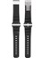 Apple Watch 10 (46MM) Uyumlu Metal Tokalı Silikon KORDON-145 Siyah 5