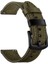 Honor Watch Gs Pro Uyumlu 22MM Suni Deri Pu Kordon-19 Yeşil 4