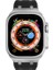Apple Watch 9 (45MM) Uyumlu Metal Toka Tasarımlı Silikon Kordon-89 Siyah 3