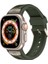 Apple Watch 9 (45MM) Uyumlu Ayarlanabilir Silikon KORDON-117 Yeşil 1