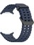 Galaxy Watch 7 (40MM) Uyumlu 20MM Kavisli Tırtıklı Silikon KORDON-118 Midnight Blue 2