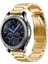 Huawei Watch Gt 3 Active (46MM) Uyumlu 22MM Klasik Metal Kordon-04 Gold 1