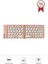 Tk-08 Pembe Kablosuz Katlanabilir Şarjlı Taşınabilir Mini Bluetooth Klavye 1