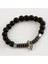 Wizard Hematit Mat Onix Doğaltaş Bileklik-Siyah 1
