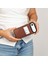 , Apple iPhone Air Için, Hakiki Deri, El Yapımı Kartlıklı Kılıf, Iç Yüzeyi Kadife, Antik Kahve 3