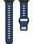 Apple Watch Ultra 3 (49MM) Uyumlu Yeni Tasarım Silikon KORDON-135 Lacivert-Siyah 4