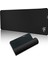 Dark Black 80X30CM Hybrid Kumaş - 4mm Kalınlık - Özel Yüzey Altı Dikiş - Kaydırmaz Zemin Xl Premium Mousepad 1