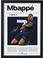 Kylian Mbappé Paris Saint Germain Fc Siyah Çerçeveli Poster Tablo 1