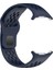 Galaxy Watch 5 Pro (45MM) Uyumlu 20MM Kavisli Delikli Silikon KORDON-119 Midnight Blue 2