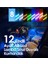 12 Ledli Ayak Altı LED Lamba Sese Duyarlı LED Müziğe Duyarlı LED Çakmaklık Girişli 1