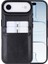 , Apple iPhone Air Için, Hakiki Deri, El Yapımı Kartlıklı Kılıf, Iç Yüzeyi Kadife, Kömür Siyahı 1