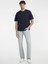 Jeans Erkek Lacivert Oversize Fit T-Shirt M4YI44K8FQ4-A71W 2