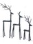 Mdb Metal 3'lü Geyik Seti 1