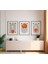 Ahşap Çerçeveli 3'lü Poster Tablo Seti | Modern Stil Minimal Duvar Dekoru 1