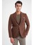C 717 Ceket Regular Fit Tütün 1