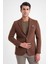 C 717 Ceket Regular Fit Tütün 2
