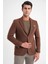 C 717 Ceket Regular Fit Tütün 6