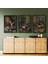 Ahşap Çerçeveli 3'lü Poster Tablo Seti | Modern Stil Minimal Duvar Dekoru 1