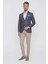 C 628 Slim Fit Lacivert Spor Ceket 9