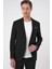 Comfort Fit Mono Yaka Torba Cep Casual Siyah Ceket C 707 9