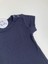 Lacivert Fitilli Modal Pamuk Romper Kısa Tulum Salopet 2