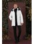 Ka 076 Slim Fit Beyaz Spor Kaban 1