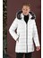 Ka 076 Slim Fit Beyaz Spor Kaban 6