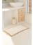 Scallop Tekli Banyo Paspası Bambu 60X100 Bej 2