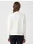 Ekru Bisiklet Yaka Uzun Kollu Modal Sweatshirt 5