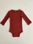 Kızıl Kahve Fitilli Modal Uzun Kol Body 1