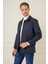 Ka 081 Slim Fit Lacivert Spor Kaban 3