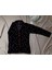 Good Night Pijama Homewear Süet-Siyah Kalpli -Biyeli -5 Düğmeli Pijama Takımı 2