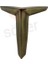 (4 Adet) 15CM Modern Antik Sarı %100 Metal Mobilya, Dolap, Koltuk, Tv Ünitesi Ayakları 4