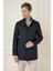 Ka 089 Slim Fit Lacivert Spor Kaban 4