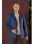 Ka 080 Slim Fit Havacı Mavi Spor Kaban 2