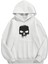 Unisex Sweatshirt Oversize Hoodie Black Skull 1