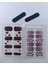 Kendinden Yapışkanlı Nail Sticker 2 Paket Tırnak Stickeri Takma Yapışkanlı Oje 1
